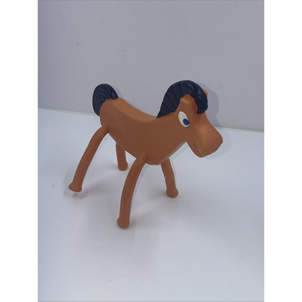 Vintage Jesco 4.5" Gumby Bendable Rubber Pokey Horse  Figure Toy